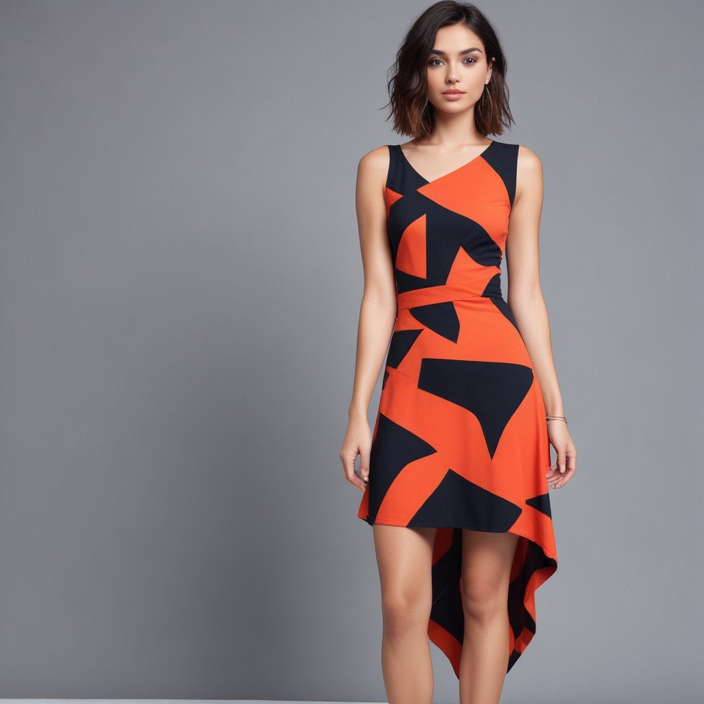 10. The edgy asymmetrical hem dress