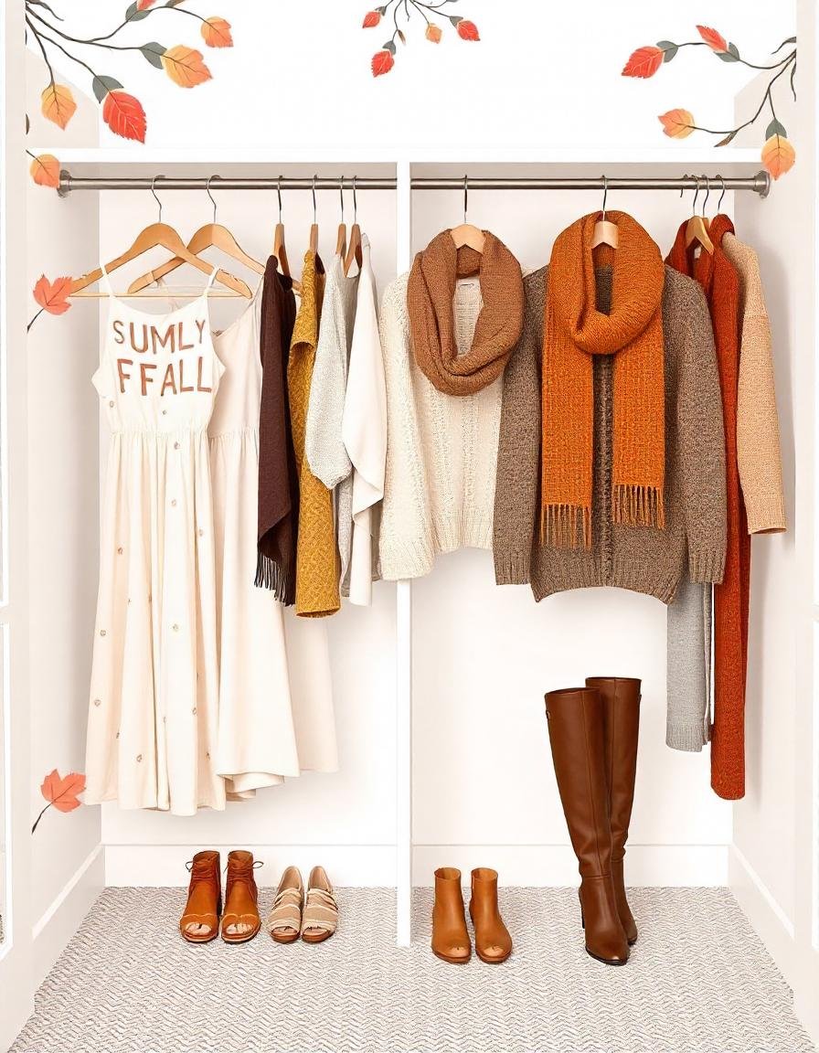 showing a closet with a variety